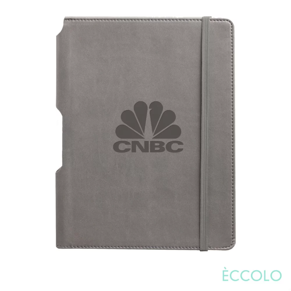 Journal Eccolo® Tempo - (M) 5¾"x8¼" Gris