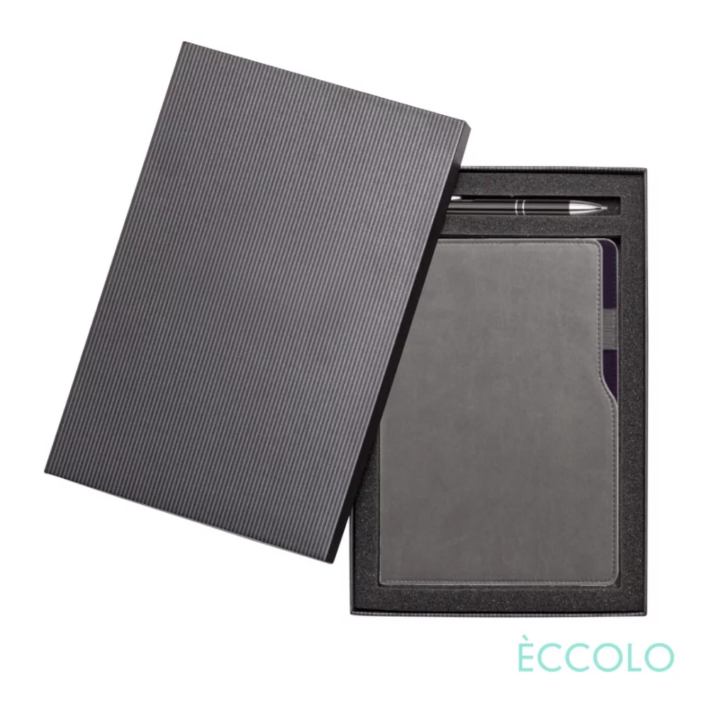 Eccolo® Mambo Journal/Clicker Pen Gift Set - (M) Black