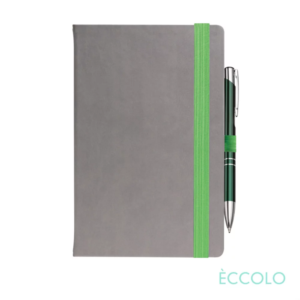 Journal Eccolo® Salsa/Stylo à clic - (M) Vert