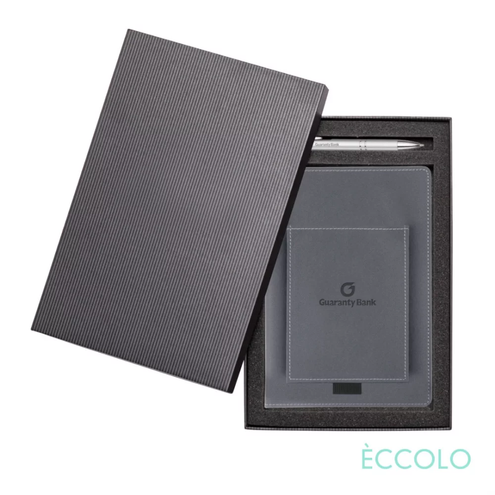 Eccolo® Austin Journal/Clicker Pen Gift Set - (M) Gray