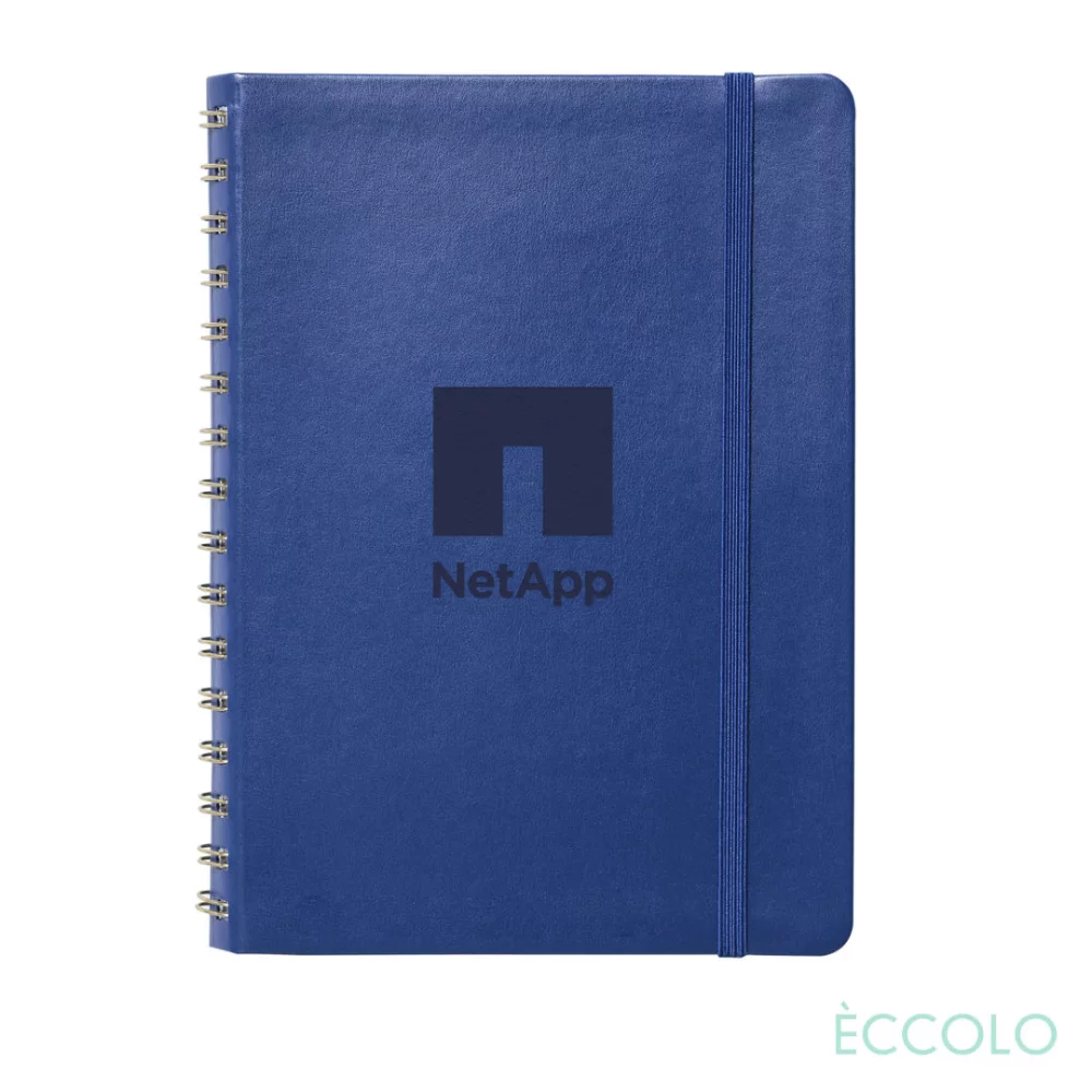 Eccolo® Kabuki Spiral Journal - (M) 6"x8" Blue