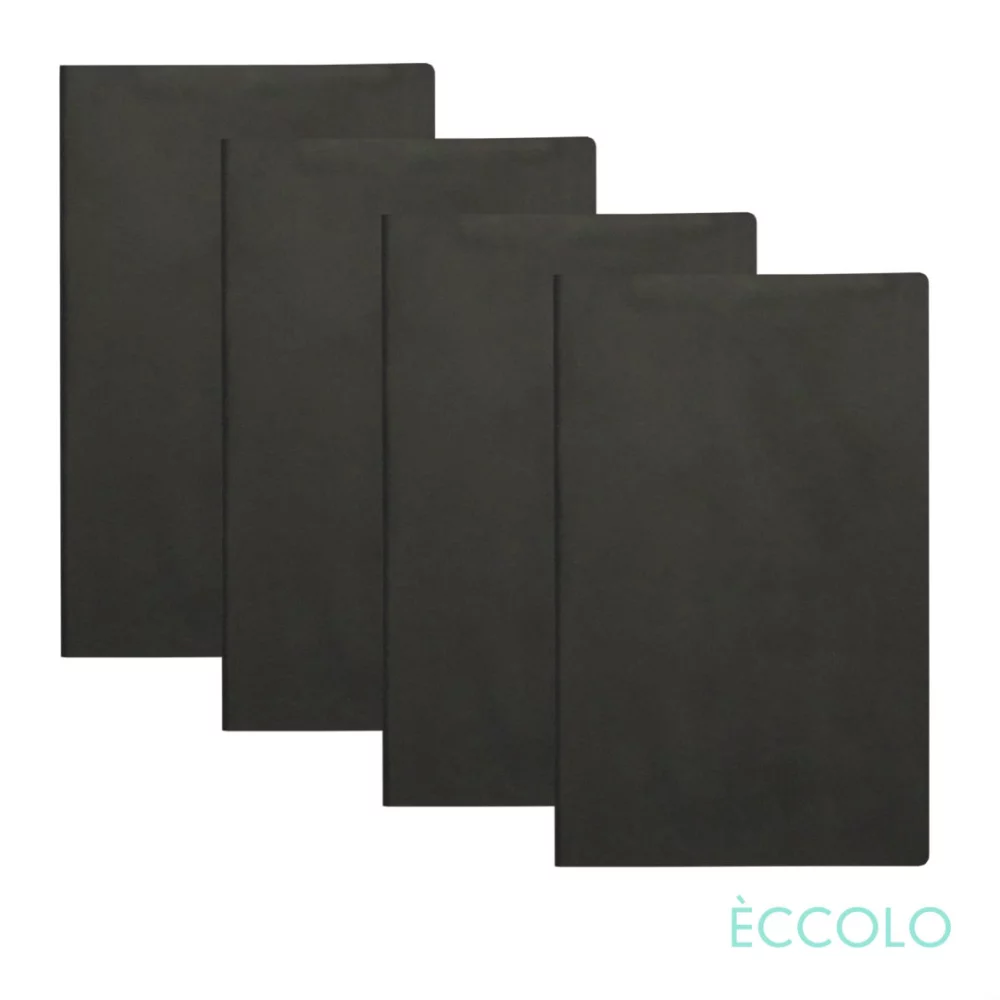 Journal de réunion individuel Eccolo® - Lot de 4 noir