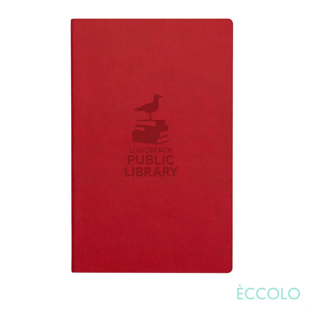 Journal de réunion individuel Eccolo® - (M) 6"x8" Rouge