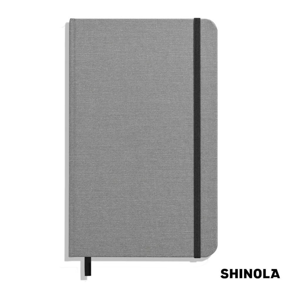 Shinola® HardCover Journal - (M) 5¼"x8¼" Light Gray