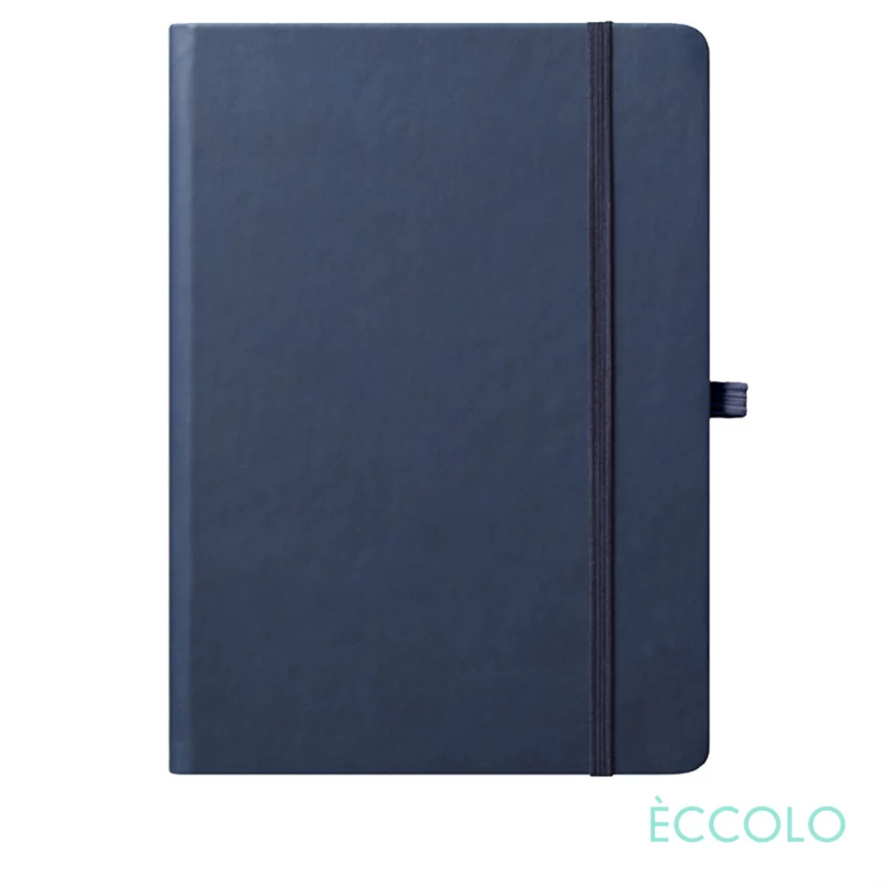 Eccolo® Cool Journal - (L) 7"x9¾" Navy Blue