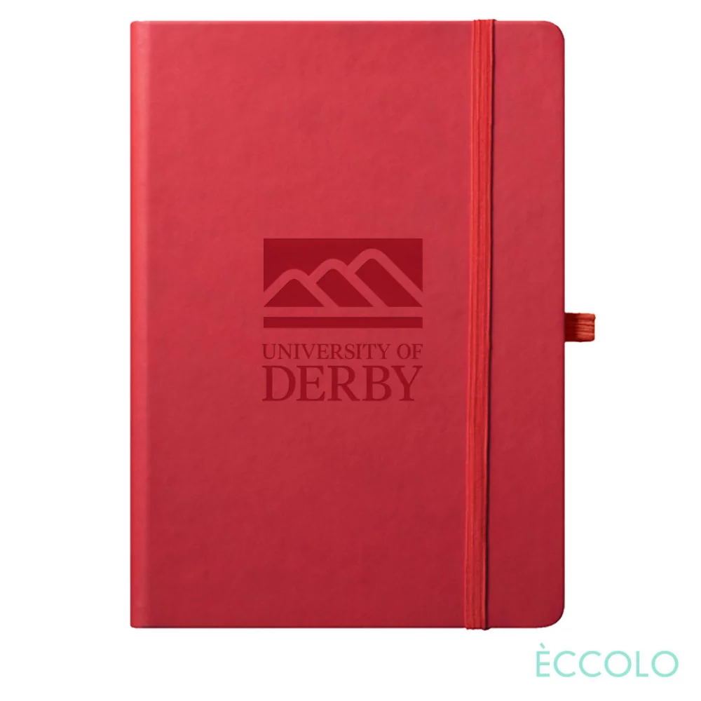 Journal Cool Eccolo® - (L) 7"x9¾" Rouge