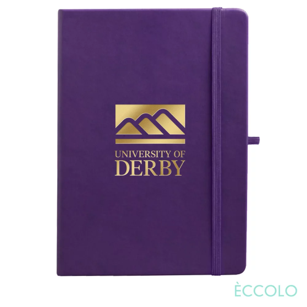 Journal Eccolo® Cool - (L) 7"x9¾" Violet