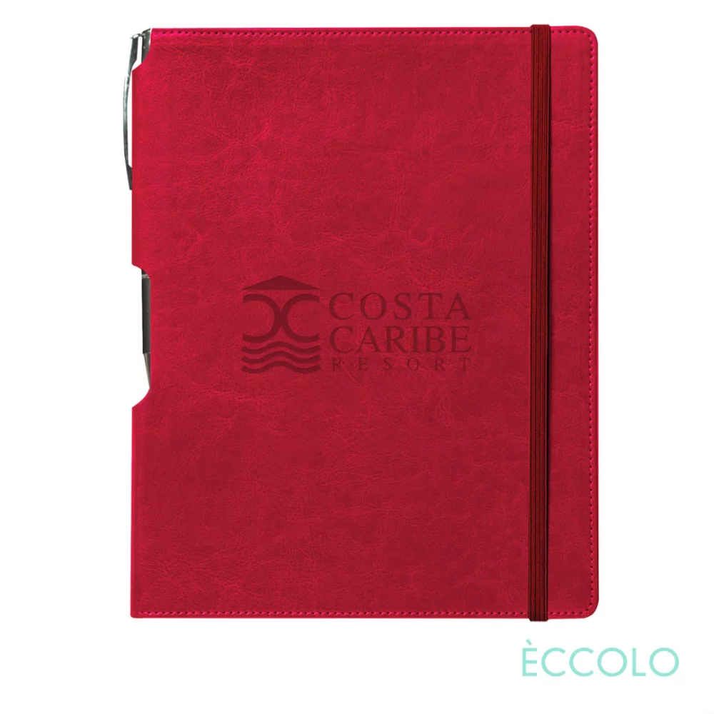 Journal Rhythm Eccolo®/Stylo Clicker - (L) Rouge