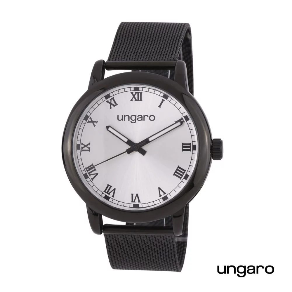 Ungaro® Primo Mesh Watch - Black