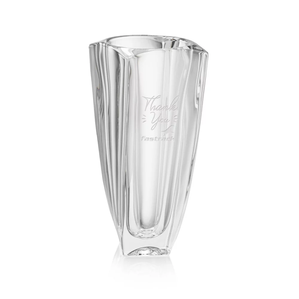 Vase Fiorella - 11" cristallin
