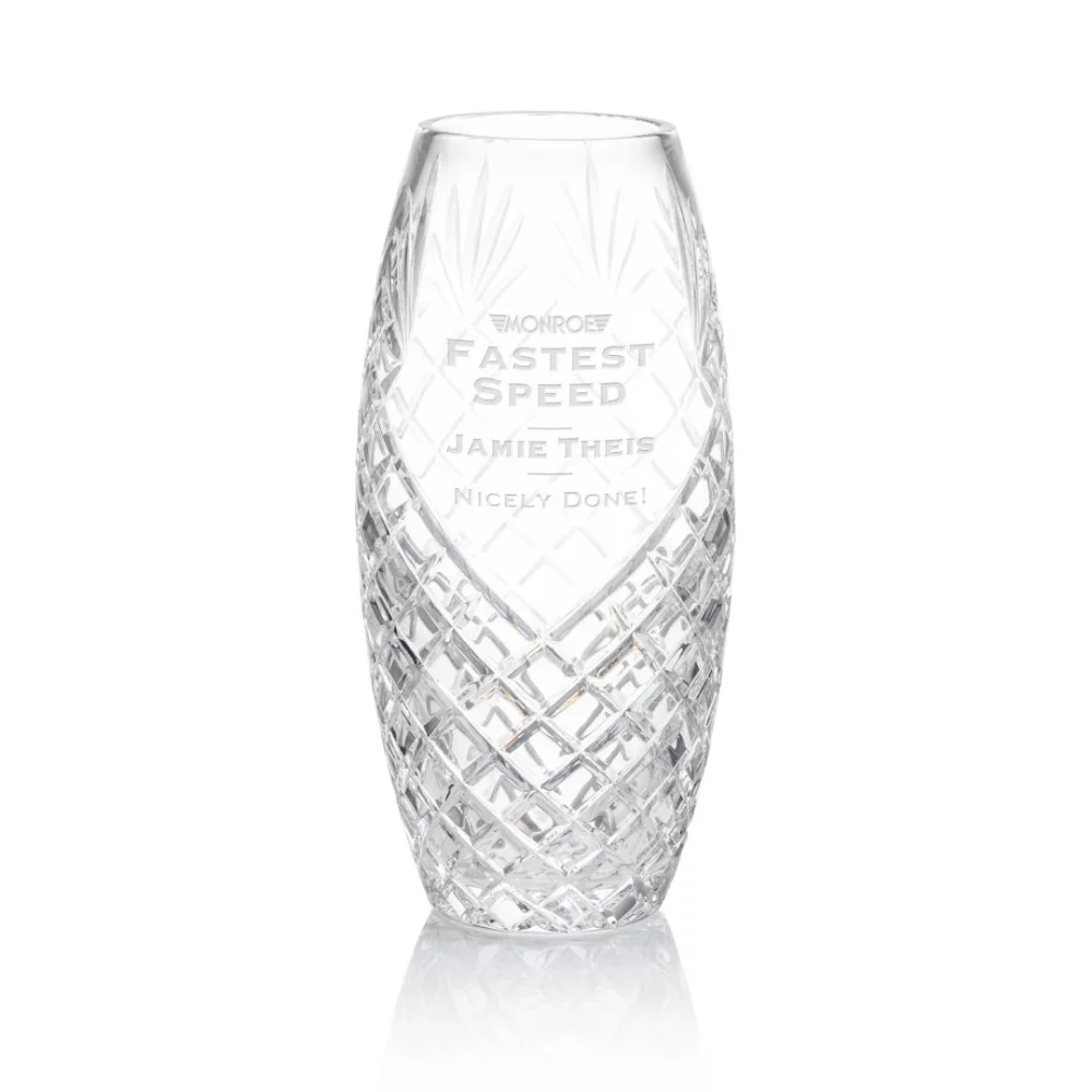 Vase Sanders - Cristal de plomb 8¾"