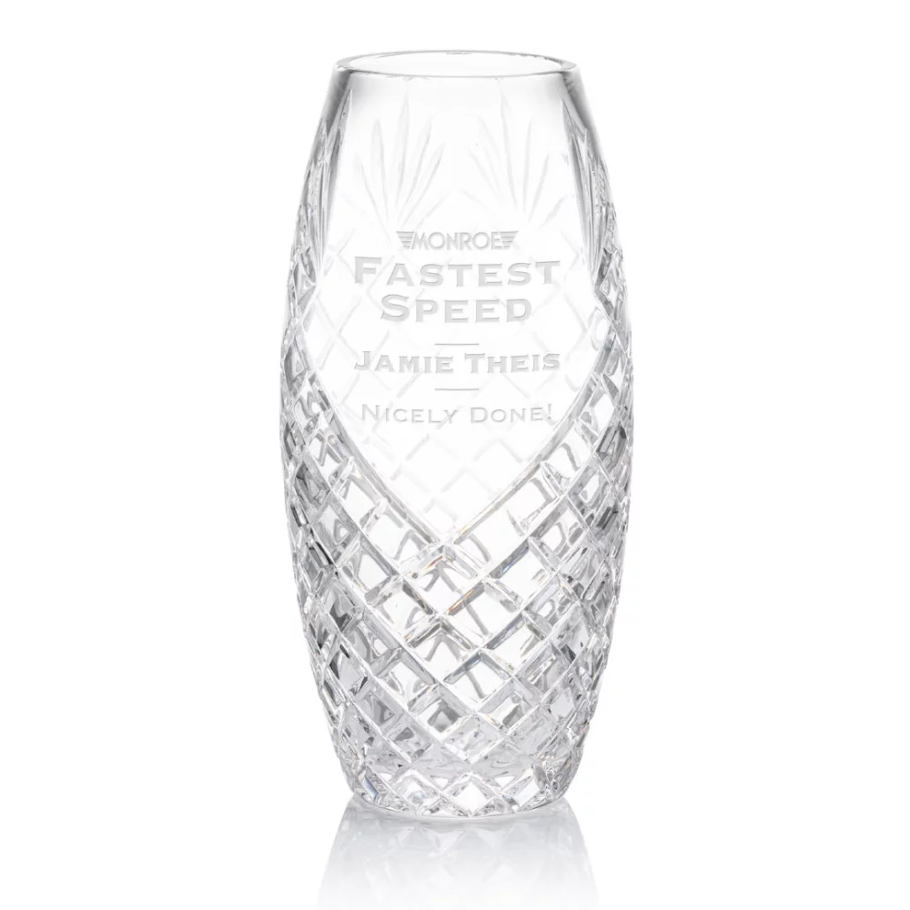 Vase Sanders - Cristal de plomb 9¾"