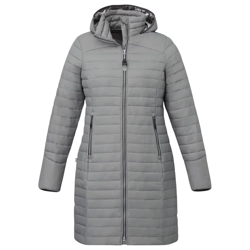 Veste longue isolée et compressible pour femme Silverton