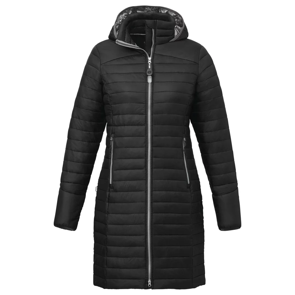Veste longue isolée et compressible pour femme Silverton