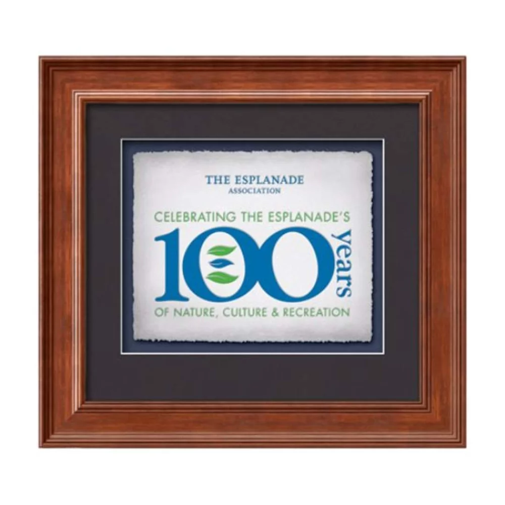 Calder Certificate Cast Paper Horiz - Light Walnut 18"x16½"