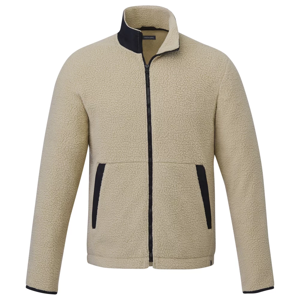 Veste en sherpa à fermeture éclair intégrale Kahuzi Eco pour hommes