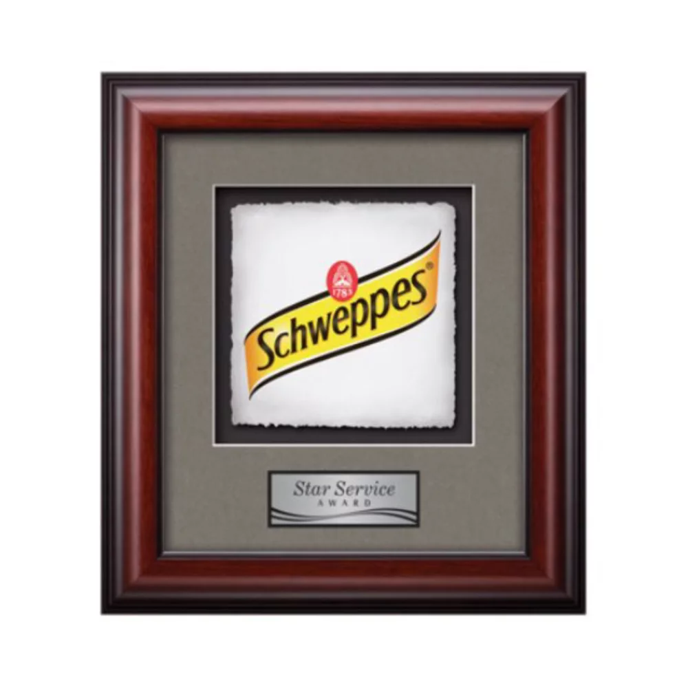 Papier moulé Cornaro VividPrint™ carré - Acajou 14¾"x16¼"