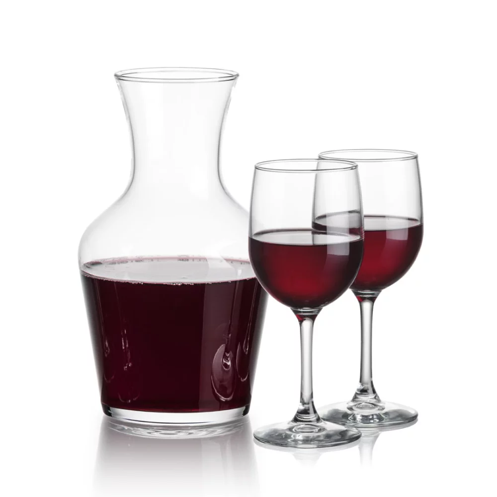 Carafe Summit et 2 verres à vin Burton