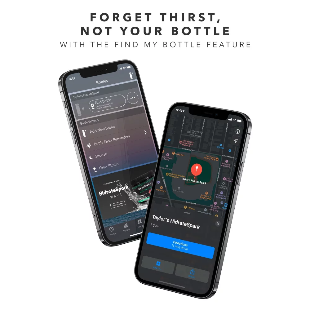 HidrateSpark Steel 21oz Straw Lid