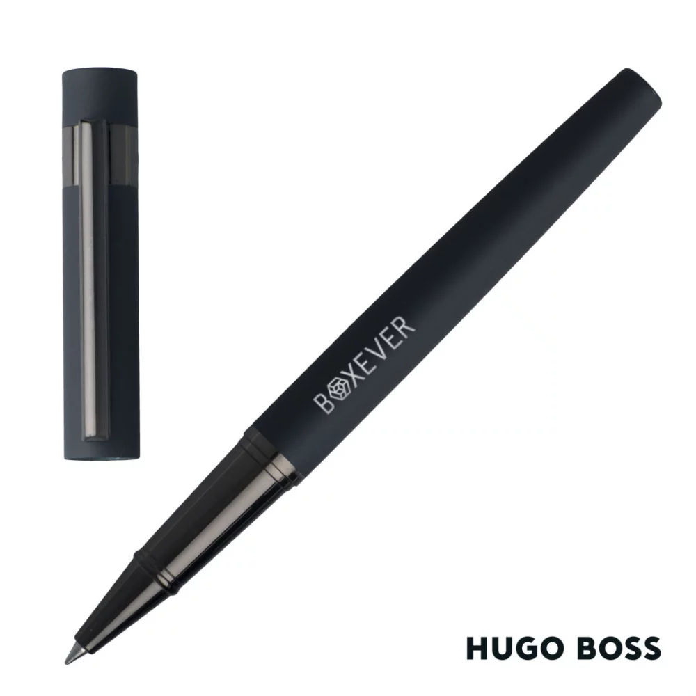 Stylo roller Hugo Boss® New Loop - Bleu foncé