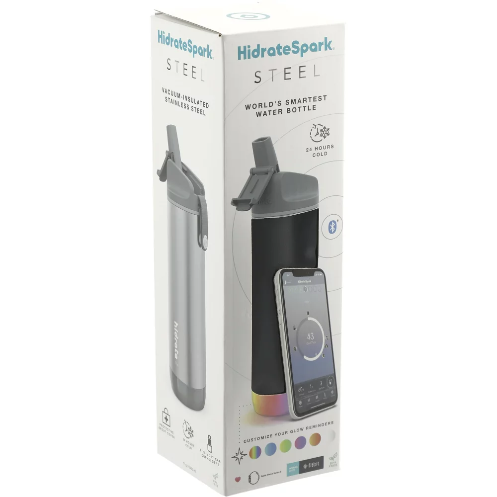 HidrateSpark Steel 17oz Paille Couvercle