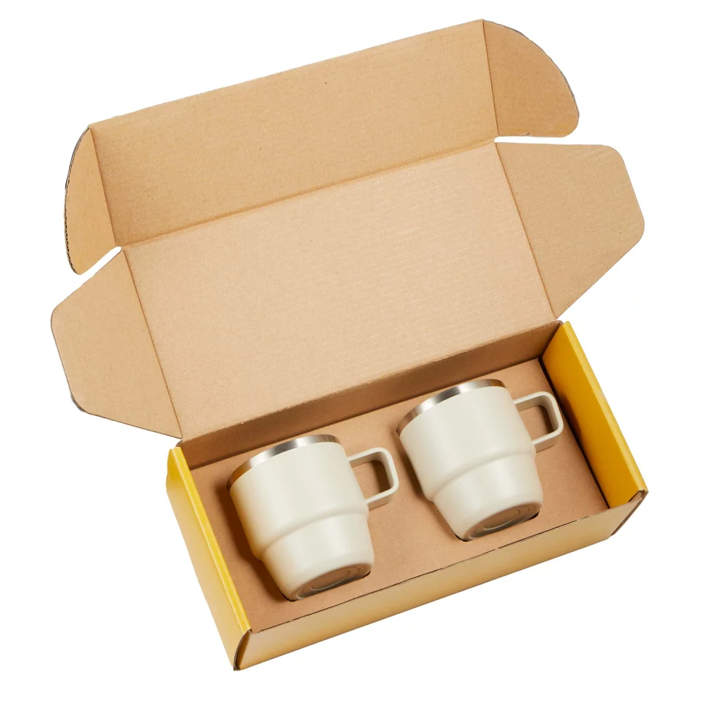 Ensemble de tasses empilables recyclées Doppio 6 oz