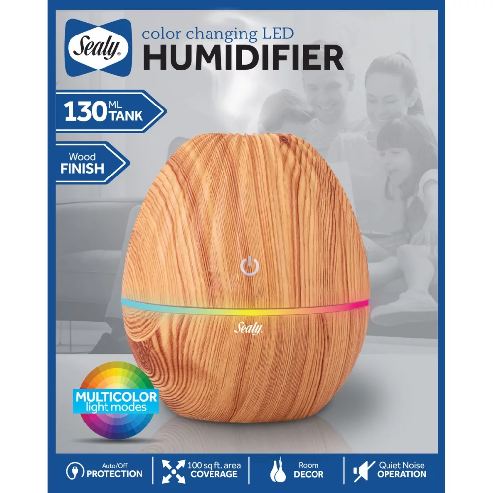 Humidificateur à LED changeant de couleur Sealy®