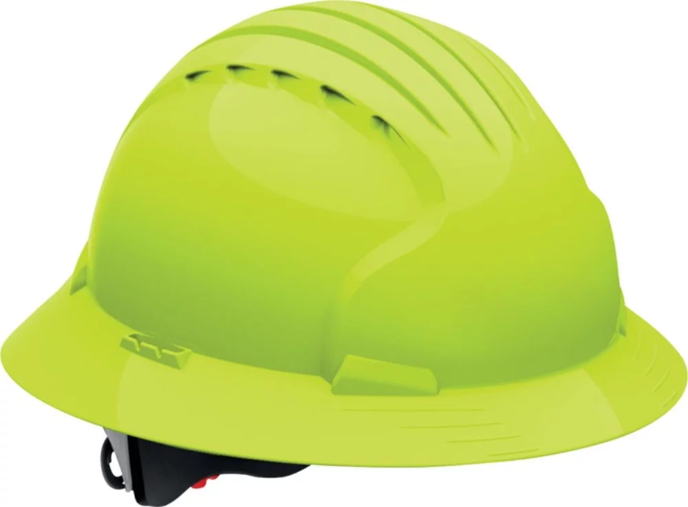 Casque de sécurité Evolution 6161 à large bord et haute visibilité