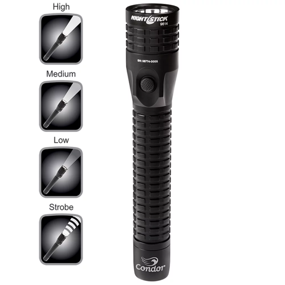Lampe de poche multifonction en métal Nightstick® de service