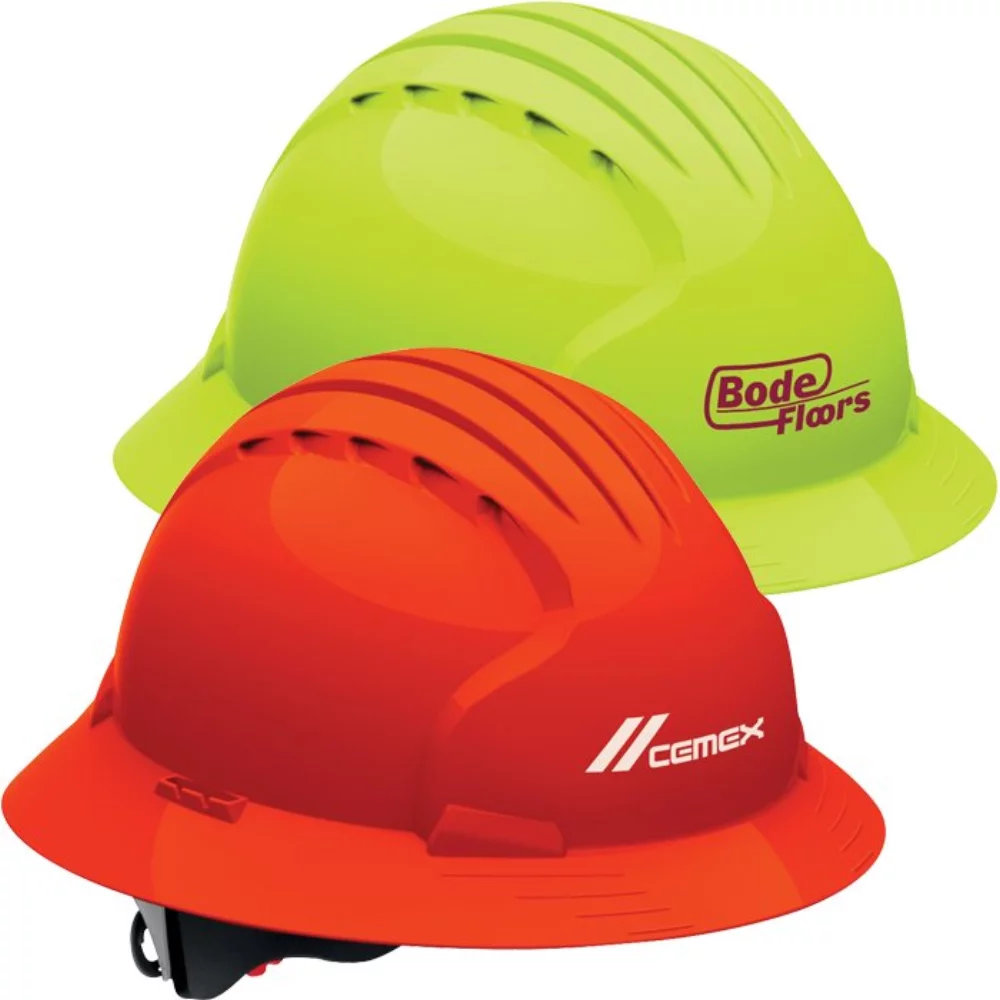 Casque de sécurité Evolution 6161 à large bord et haute visibilité