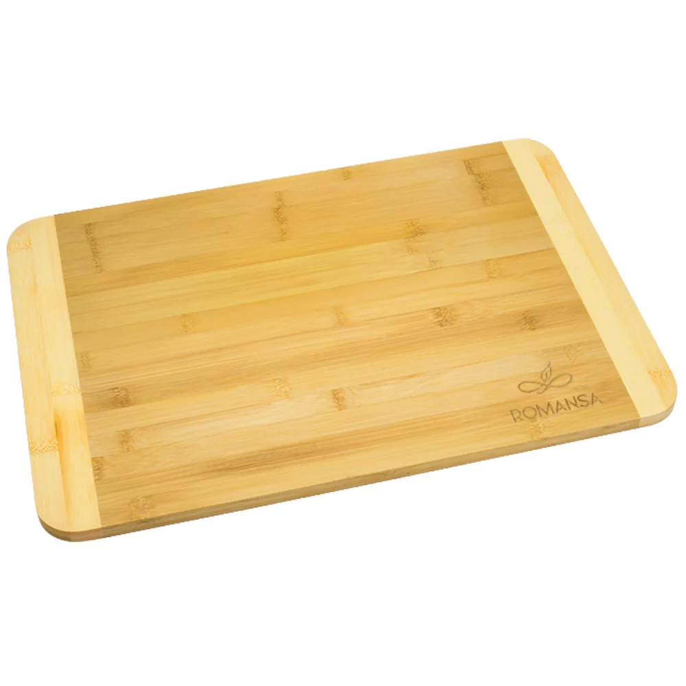 Home Basics® Two Tone Bamboo Cutting Board 12"x18"