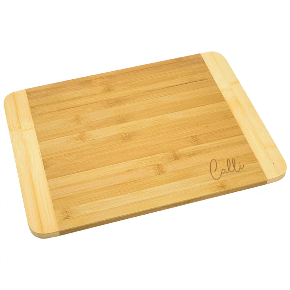 Home Basics® Two Tone Bamboo Cutting Board 12"x16"