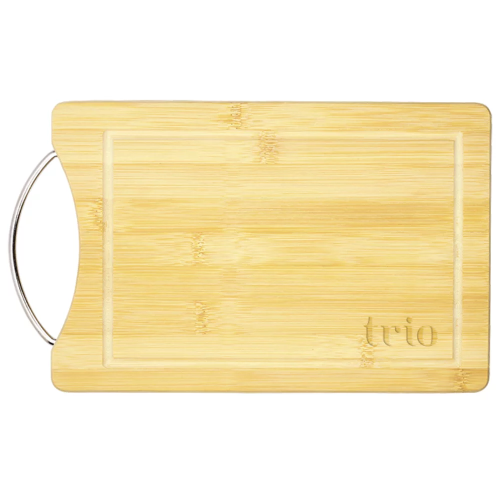 Home Basics® Bamboo Board 8"x12" w/ Handle