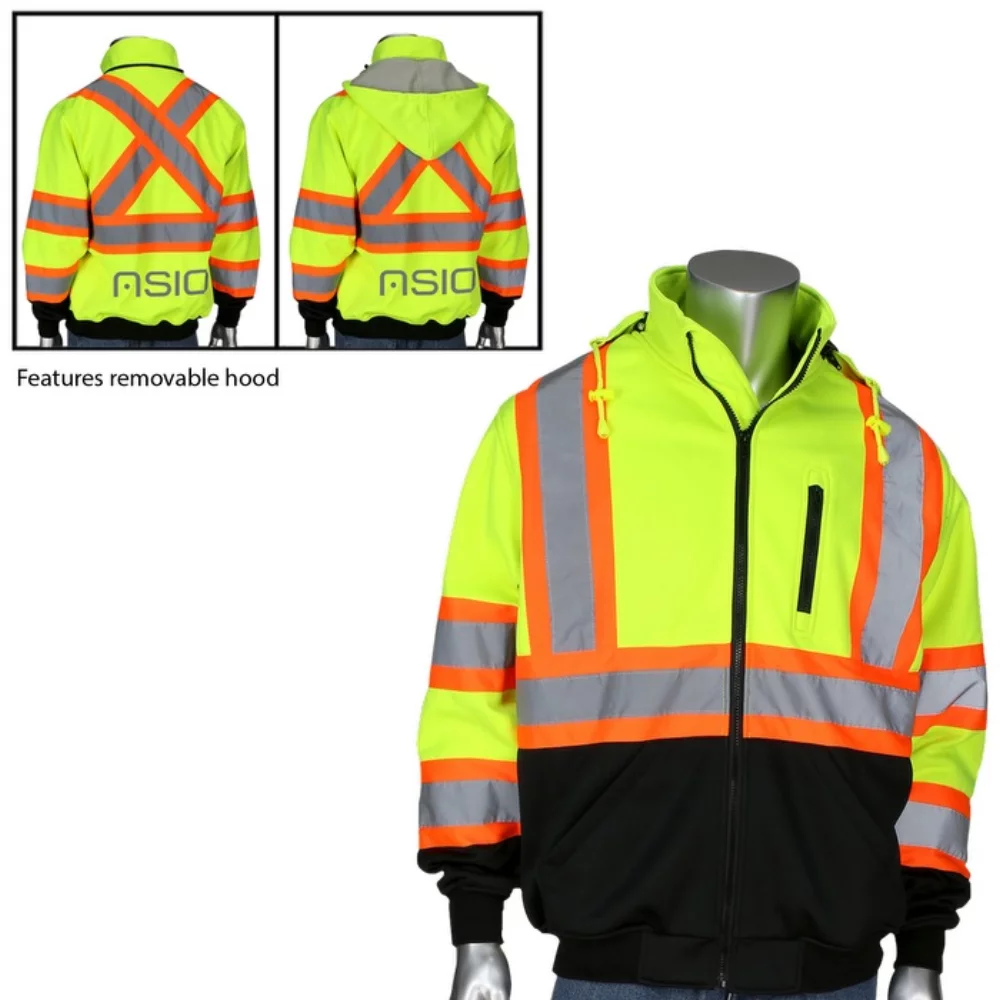 Sweatshirt en polaire à motifs quadrillés à fermeture éclair intégrale et dos croisé bicolore