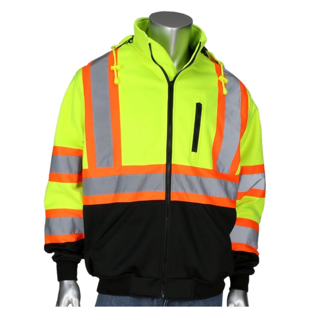 Sweatshirt en polaire à motifs quadrillés à fermeture éclair intégrale et dos croisé bicolore