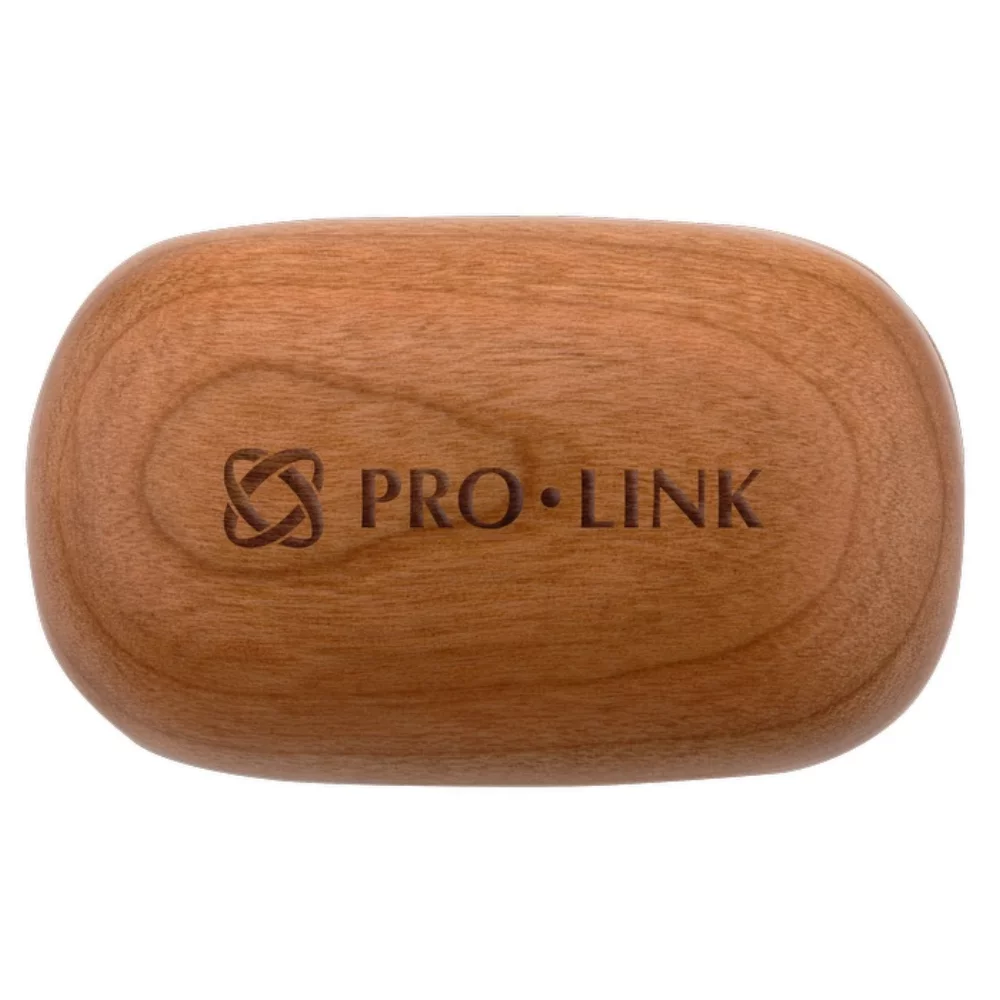 Cherry Wood TWS Wireless Earbuds and Charger Case