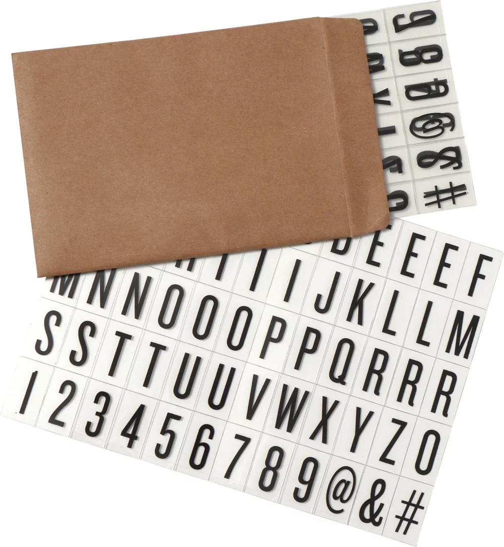 Lettres pour Boîte Lumineuse de Cinéma-Petite