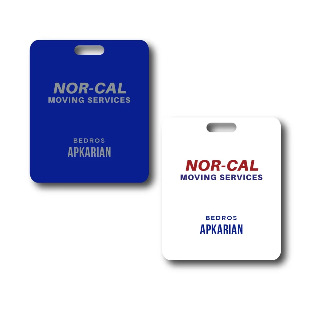 Square Metal Luggage Tag (3" x 3")