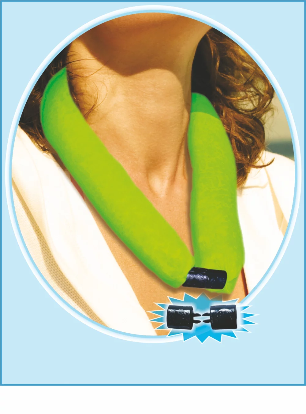 Hi-Vis Safety Green CooLooP Active Water Scarf