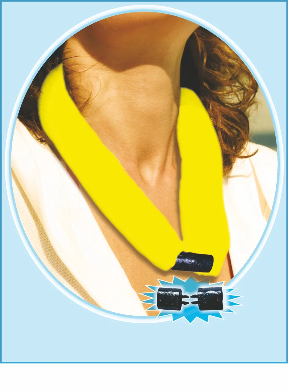 Hi-Vis Safety Yellow CooLooP Active Water Scarf