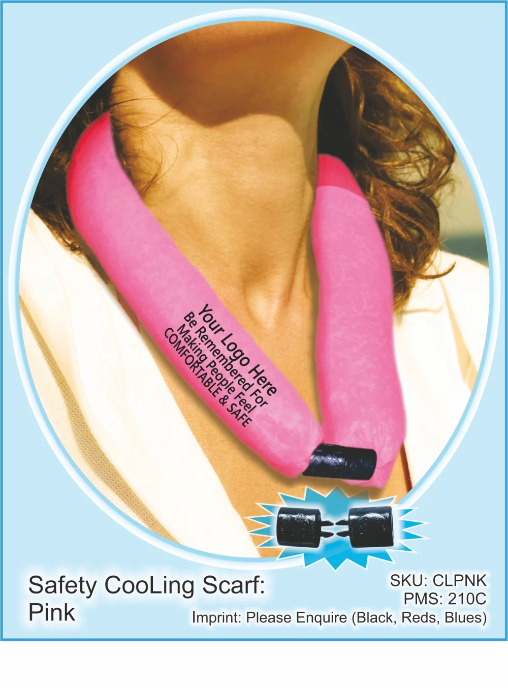 Pink CooLooP Active Water Scarf