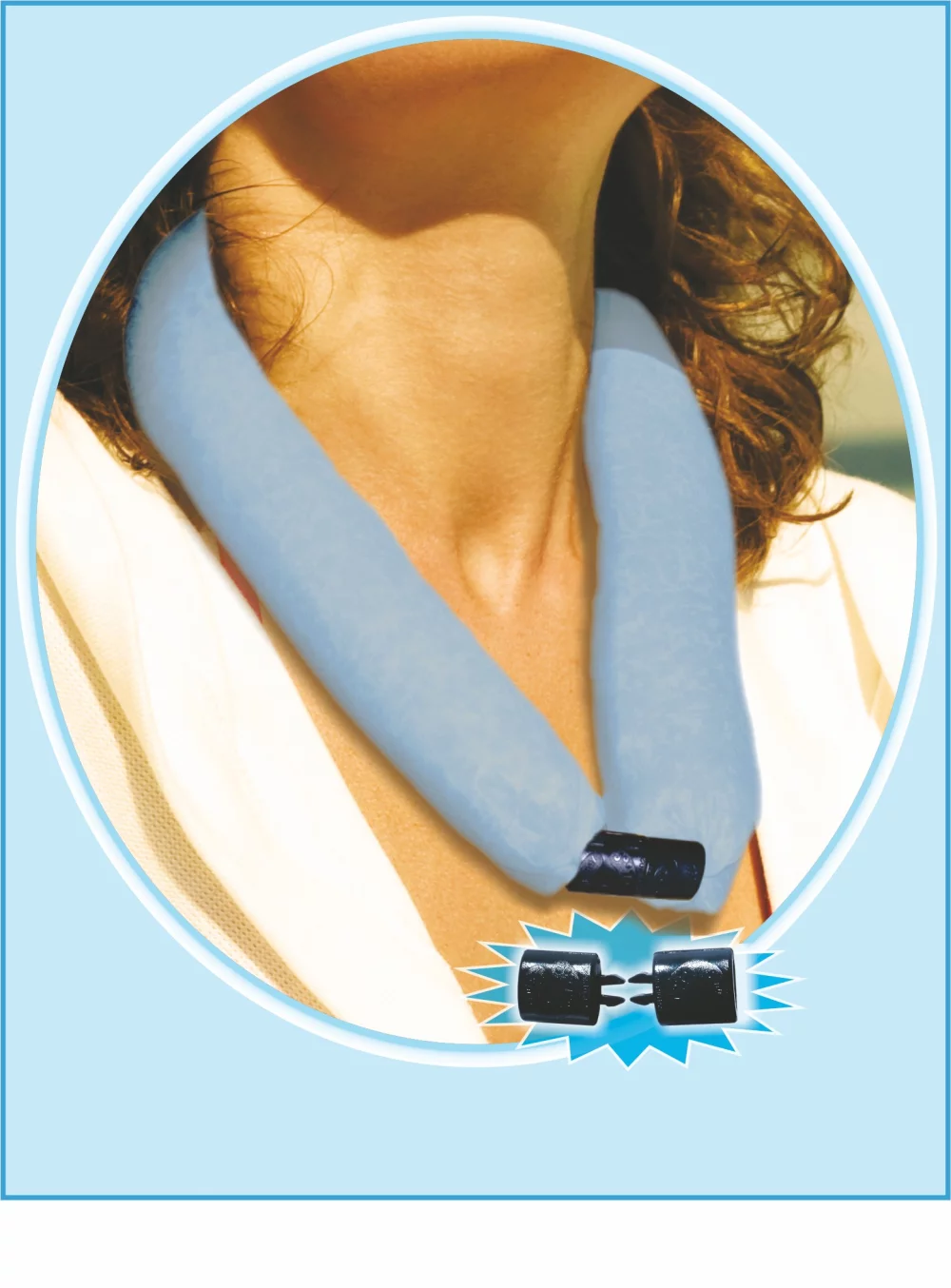 Silver CooLooP Active Water Scarf