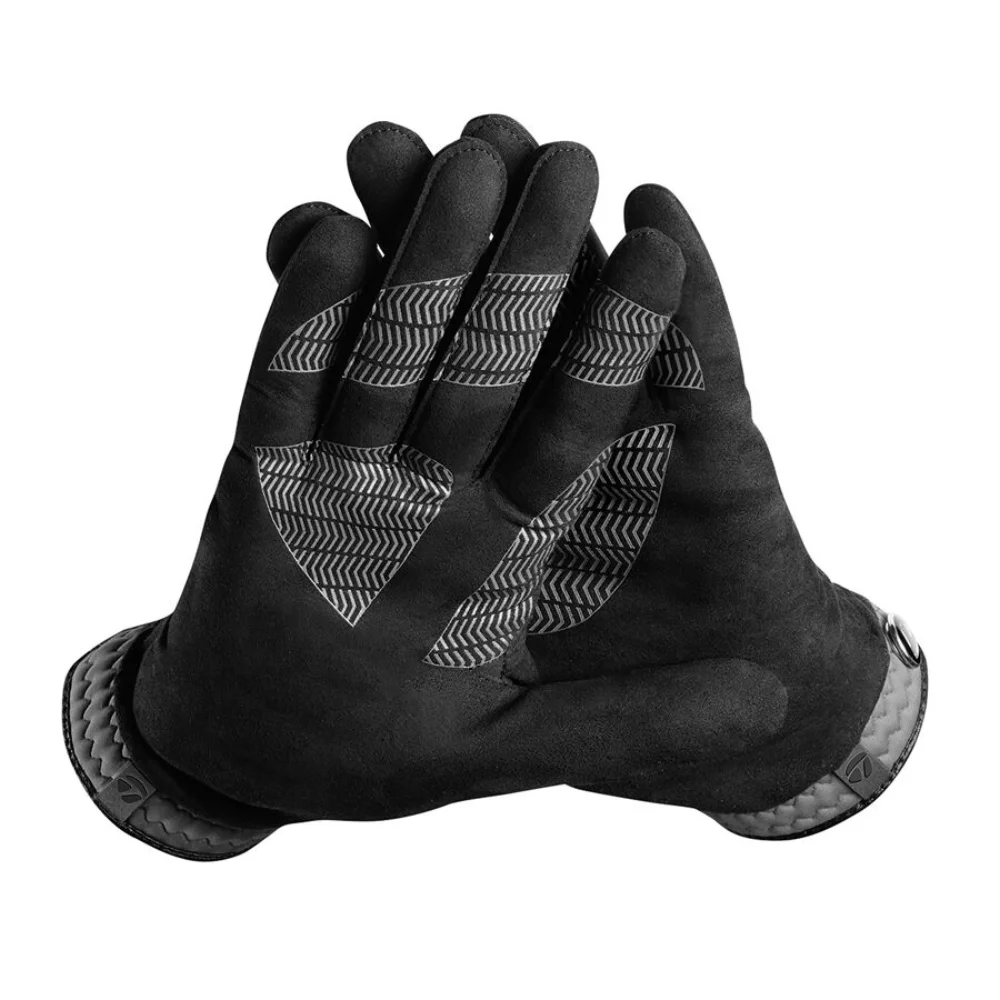 Gants de contrôle de pluie TaylorMade® noirs/gris de taille moyenne