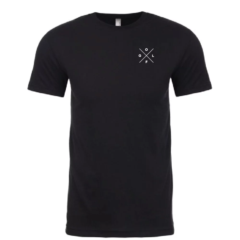 T-shirt croisé de golf noir TaylorMade®