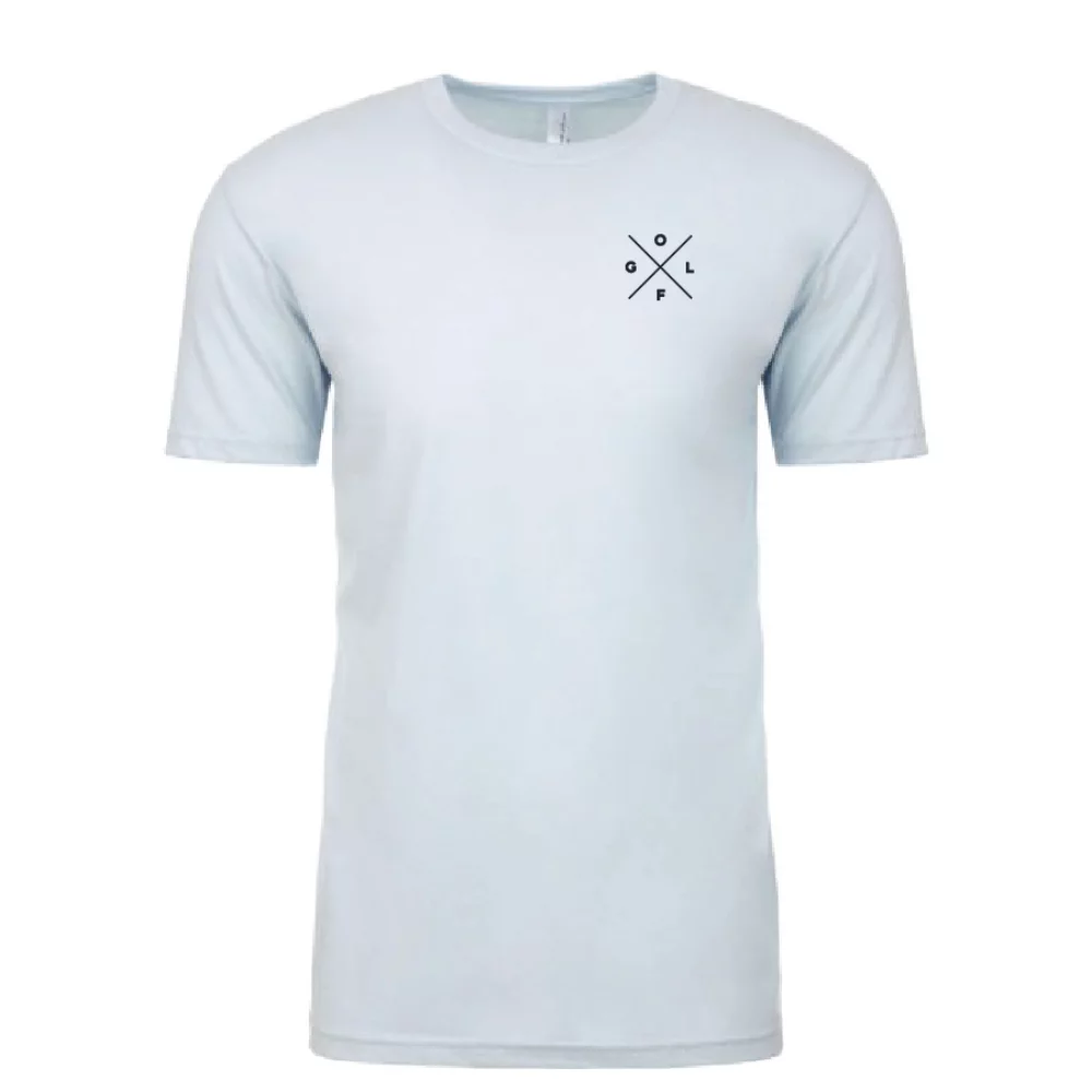 TaylorMade® Light Blue Golf Cross T-Shirt