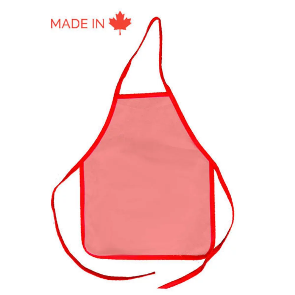 Tablier enfant en polycoton sergé 7-8 oz, 15'' x 19''