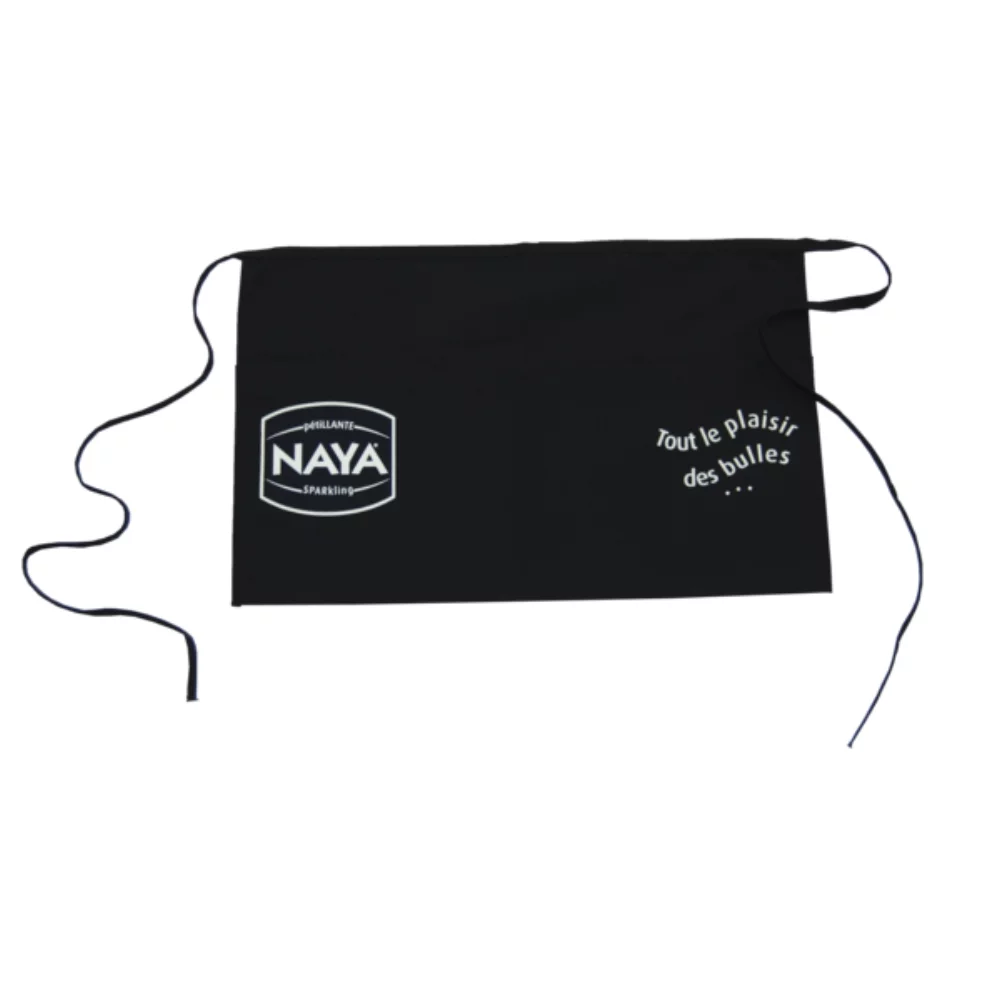 19'' X 12'' -7-8 Oz Polycotton Twill Black Waist Apron