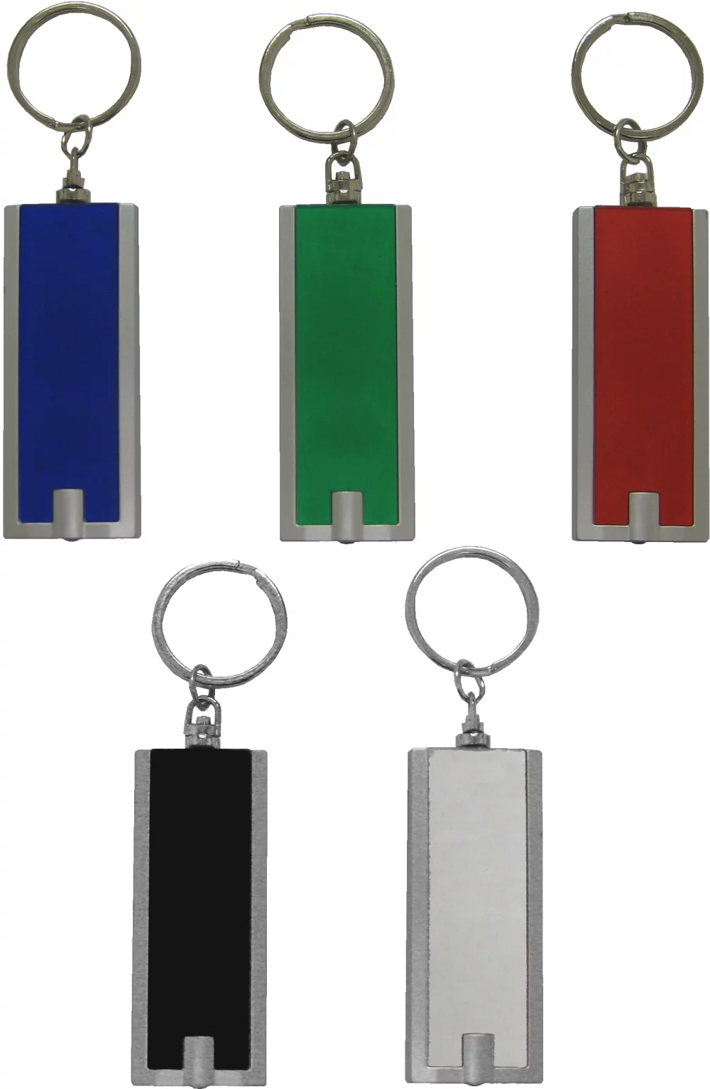 Rectangular LED Keychain w/Light