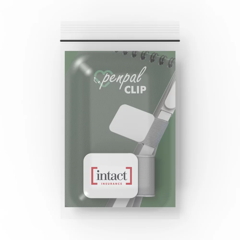 PenPal Clip: Pen holder for notebooks