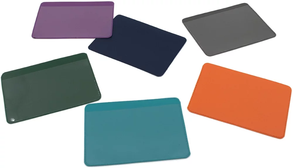 Porte-cartes de visite avec une poche